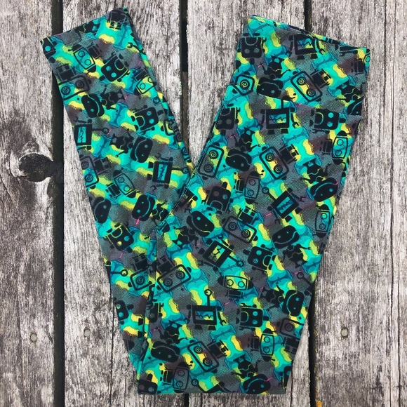 Robot LuLaRoe OS Adult Leggings - Picture 3 of 7